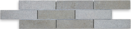 Thin Brick Purbeck Grey 2×8 Mosaic Tumbled