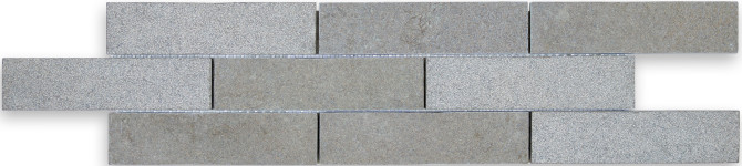 Thin Brick Purbeck Grey 2×8 Mosaic Tumbled