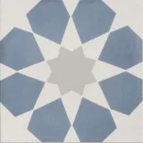 Duquesa Cement Mezzanotte 8×8 Fez Decorative Tile Matte