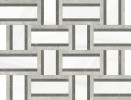 Waterjet Stone Mosaics Mist 12×15 Cesto Mosaic Honed