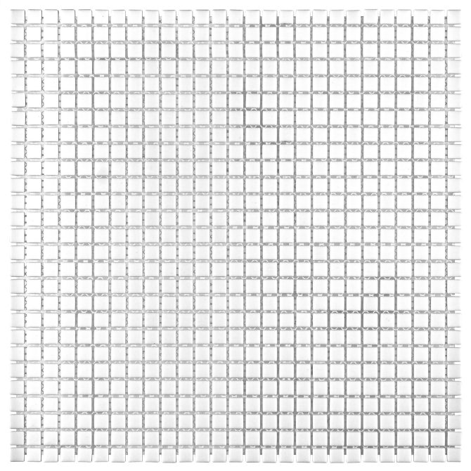 Nano White 3/8×3/8 Mosaic