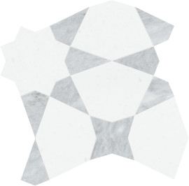 Waterjet Stone Mosaics Fresca 9×9 Stellar Mosaic Honed