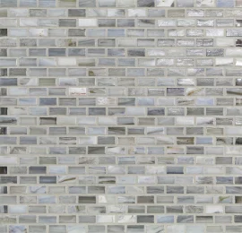 Agate Bari 1/2×1 Mini Brick Mosaic Pearl