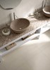 Block White 24x24, White, Greige, Mocha Deco 6x6