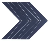 Beach Group Glass Midnight 12×9 Palms Mosaic Matte