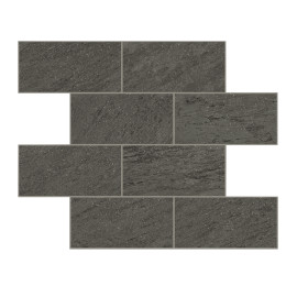 Element Carbon 3×6 Brick Mosaic Matte