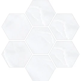 Nolita Bianco 12×11 Hexagon Mosaic Satin Rectified Nolita Bianco 12×11 Hexagon Mosaic Satin Rectified