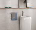 
3D Wall Wave White 16x32 Glossy