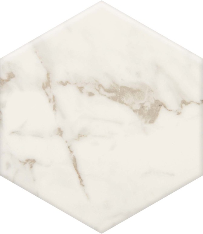 Ami Ivory 8″ Hexagon Field Tile Matte