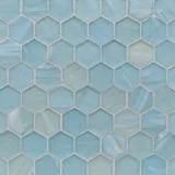 2″ Hexagon Mosaic Silk