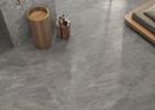 Quartz Essence Burnt 24x48 Grip Rt and Composizione P 12x16 Matte Rt