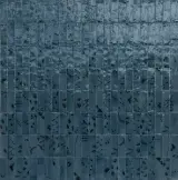 Rice Blu 2×6 Leaf Decorative Tile