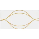 Ellington Cotton & Brass 6×13 Swing Decorative Tile Honed