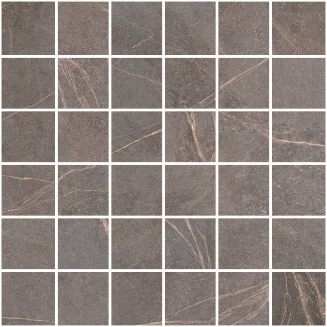 Stratton Mocha 2×2 Mosaic Matte Rectified