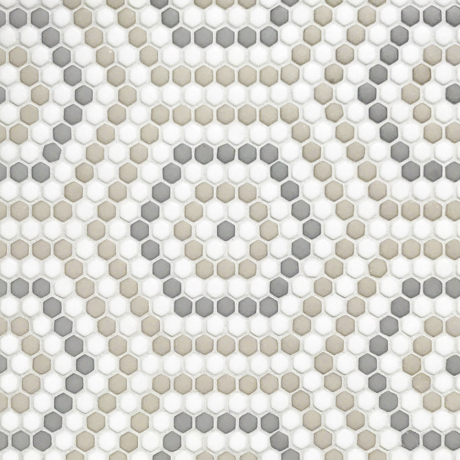 Nano Beiges 11×14 Ripple Mosaic