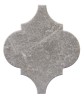 Ami Gray 6″ Arabesque Decorative Tile Matte Rectified