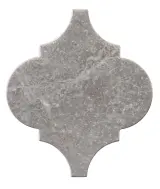 Ami Gray 6″ Arabesque Decorative Tile Matte Rectified