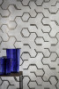 Nolita Bianco Hexagon Bachetta Mosaic Satin