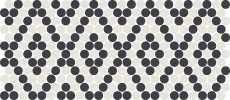 Unglazed Mosaics – Porcelain Diamond 1″ Penny Round Mosaic