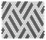 Nano Gray & White 9×11 Lombardy Mosaic Nano Gray & White 9×11 Lombardy Mosaic