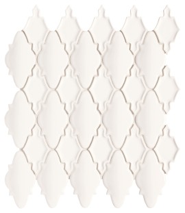 Coco White 14×12 Moroccan Mosaic Glossy