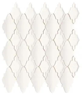Serliana White 14×12 Moroccan Mosaic Glossy Serliana White 14×12 Moroccan Mosaic Glossy
