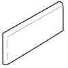 Cross Colors 4×8 Bullnose Right Corner Matte