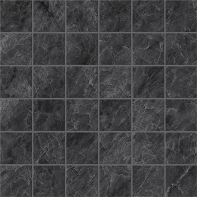 Beyond Taj Mahal Noir 2×2 Mosaic Silk