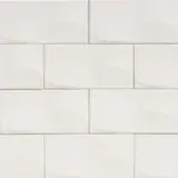 Robert Am Stern Snow 3×6 Wave Decorative Tile Matte