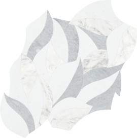 Waterjet Stone Mosaics Dove 12×12 Lush Mosaic Honed