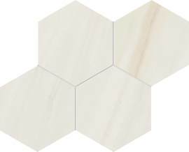 Evolve White 12×12 Hexagon Mosaic Polished Evolve White 12×12 Hexagon Mosaic Polished