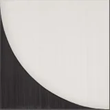 Scenario Nero 8×8 Crescent Decorative Tile Matte