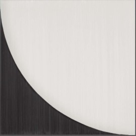 Scenario Nero 8×8 Crescent Decorative Tile Matte