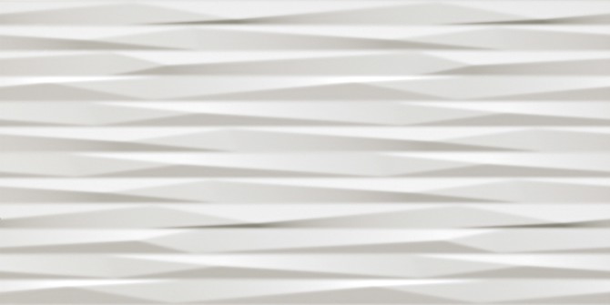 3D Wall White Blade 16×32 Matte