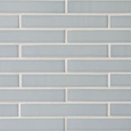 6th Avenue Pale Sky 1×6 Mosaic Glossy