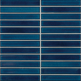 Biyusai Navy Blue 1×6 Mosaic Biyusai Navy Blue 1×6 Mosaic