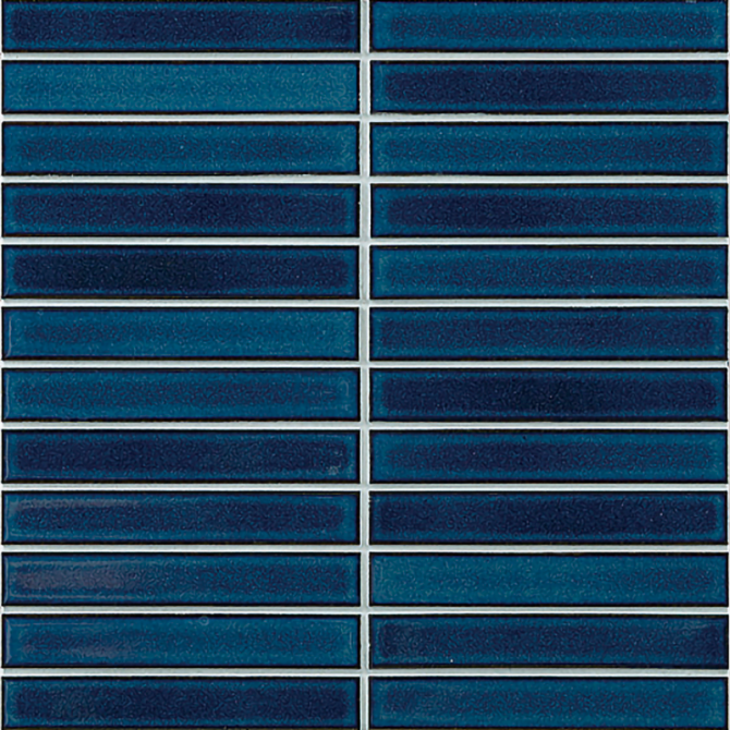 Biyusai Navy Blue 1×6 Mosaic