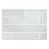 TrueTones Ceramics Hint Of Grey Gloss 2×8 Zelli Field Tile Gloss