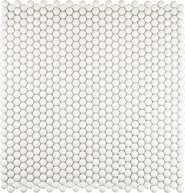 Bijoux White Gloss 12×13 Mini Bubbles Mosaic Gloss