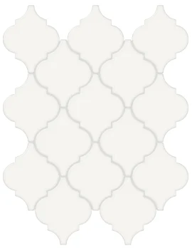 Nantucket White 10×13 Beveled Arabesque Mosaic Nantucket White 10×13 Beveled Arabesque Mosaic