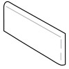 Cross Colors Graphite 4×8 Bullnose Left Corner Matte