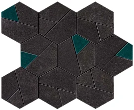 Boost Tarmac With Jade 10×11 Hexagon Mosaic