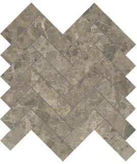 Velutto Ash 1×4 Herringbone Mosaic Honed