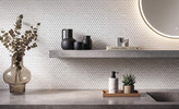 Revival Carrara Large Penny Round Mosaic