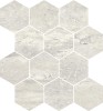 Travertine Roman 9×11 Hexagon Mosaic Matte