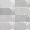 Fez Grey 2×5 Field Tile Glossy