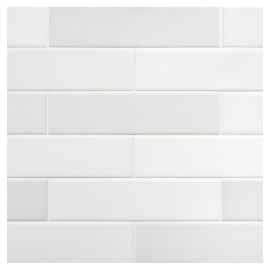 TrueTones Porcelain 16 Shades Of White Matte 2-1/2×10 Field Tile
