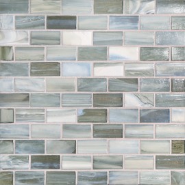 Shibui Pewter 1×2 Brick Mosaic Natural