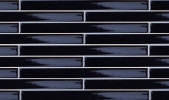 Arcaico Border Bright Black 1×9 Field Tile Bright