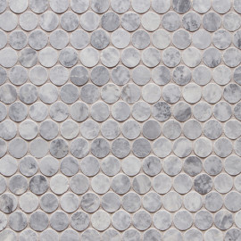Tribeca Flatiron Gray 11×11 Penny Round Mosaic Honed Tribeca Flatiron Gray 11×11 Penny Round Mosaic Honed